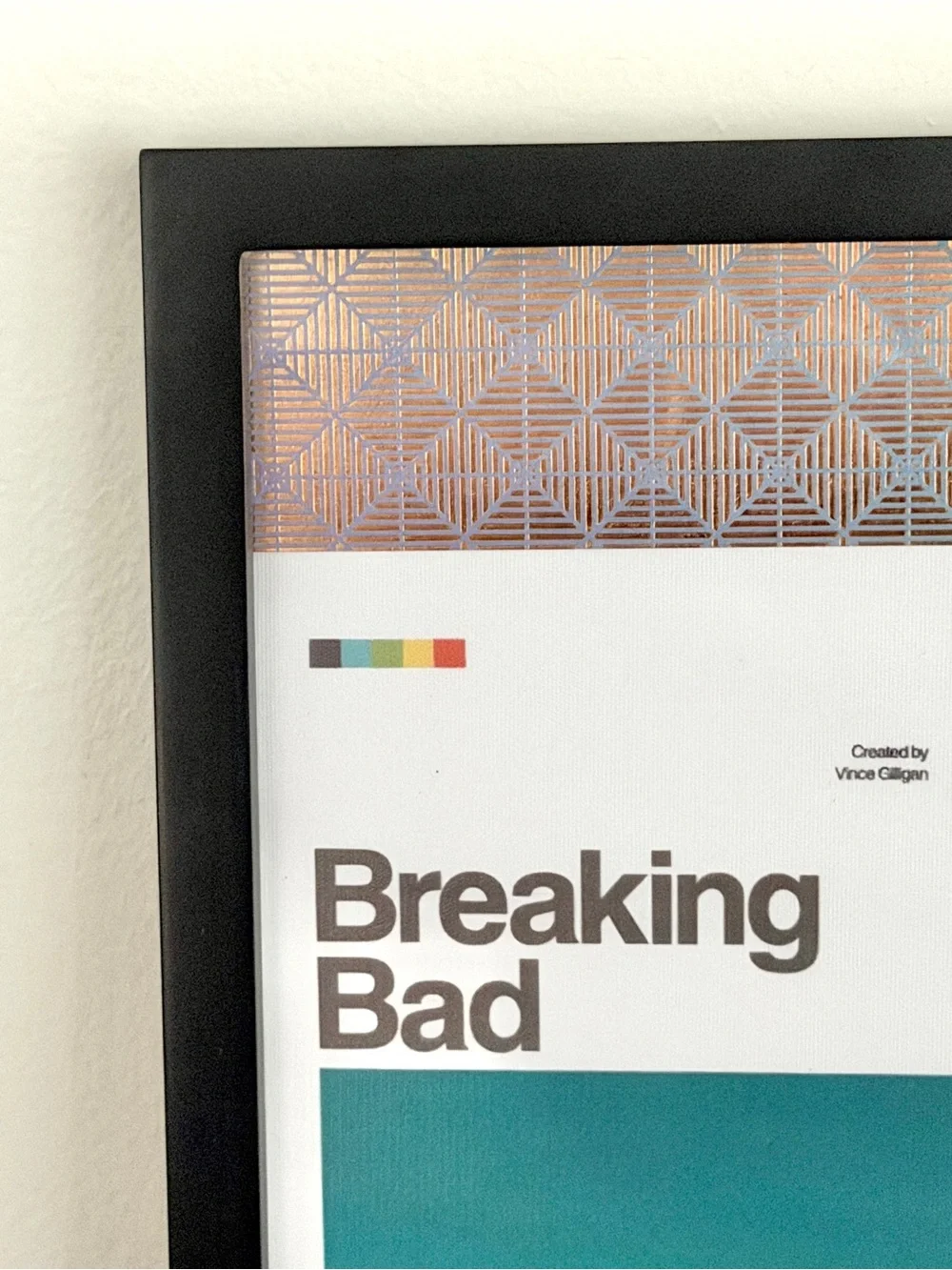 Breaking Bad TV Show Poster Canvas Print Framed Wall Hanging Art Walter White